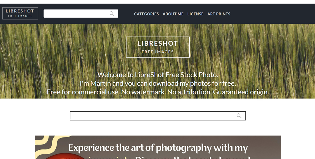 Libreshot - 16+ Sources for Free Public Domain and CC0-Licensed Images