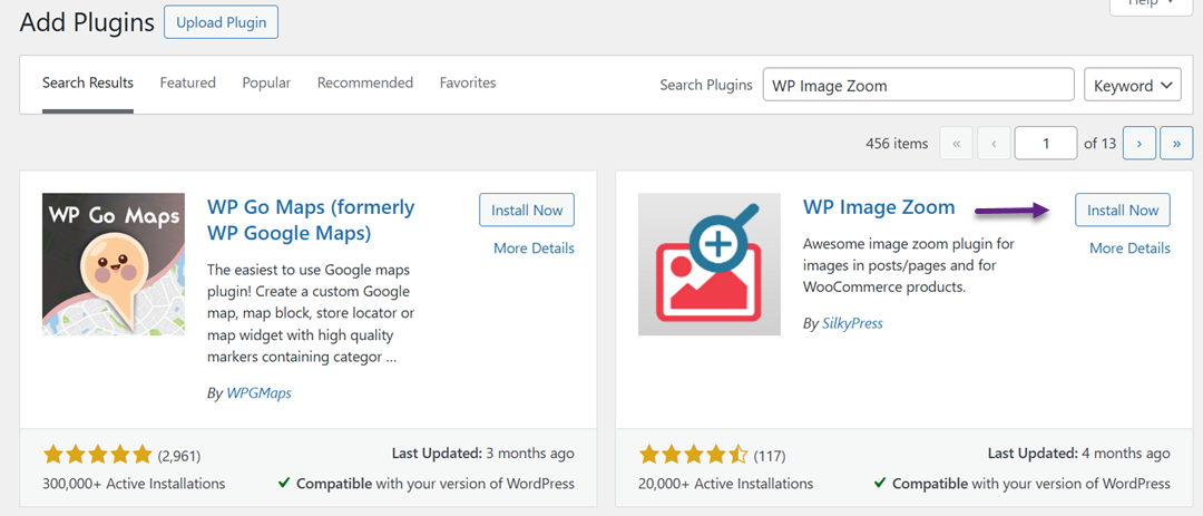 Install - How to Add Magnifying Zoom for Images in WordPress 