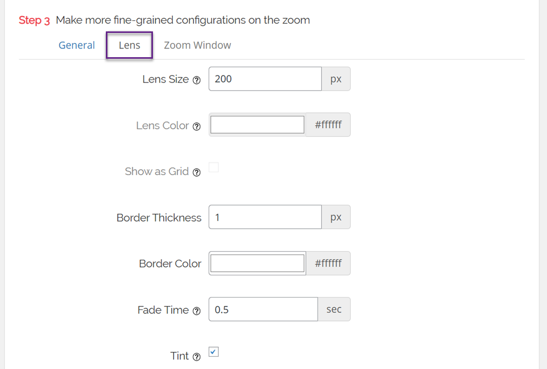 Lens - How to Add Magnifying Zoom for Images in WordPress 
