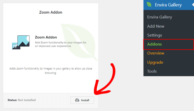 Install - How to Add Magnifying Zoom for Images in WordPress 