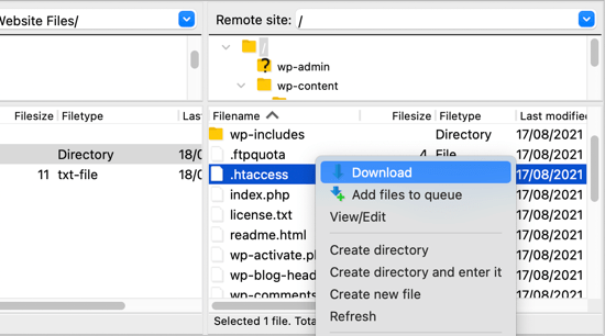 Downloading - How to Use FTP to Upload Files to WordPress for Beginners