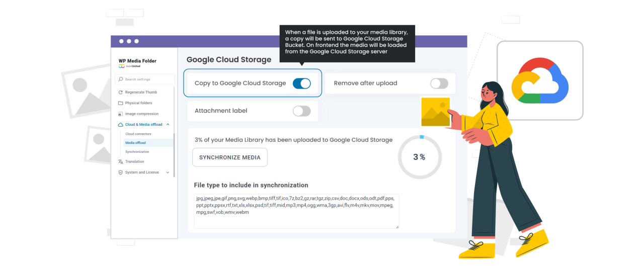 Offload with WP Media Folder - Step by Step Setup - Benefits - WordPress Google Cloud Storage - How to Offload Your Media