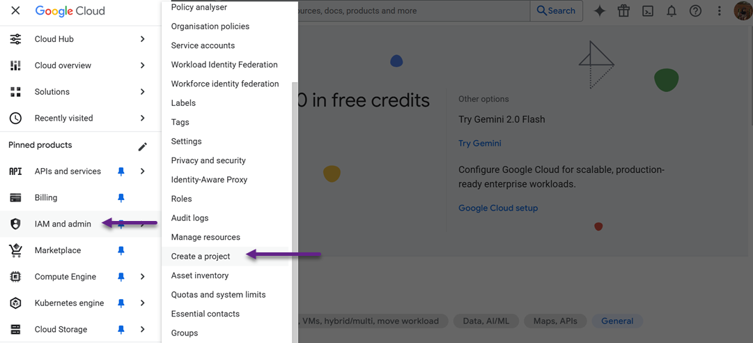 Create Project - WordPress Google Cloud Storage - How to Offload Your Media