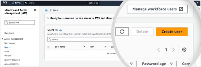 Create User - WordPress Google Cloud Storage - How to Offload Your Media