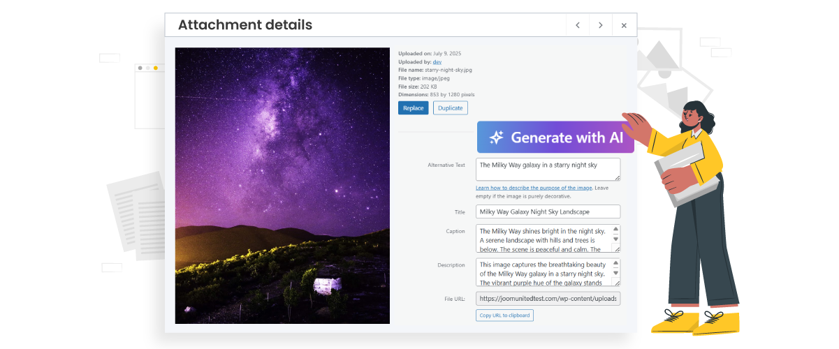 How to Auto-Generate Image Alt Text and Titles with WP Media Folder's AI Tools