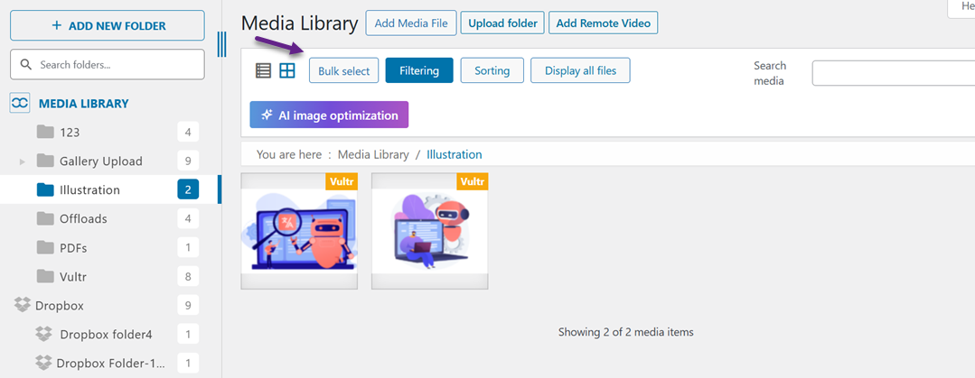 Choose Images - How to Auto-Generate Image Alt Text and Titles with WP Media Folder's AI Tools