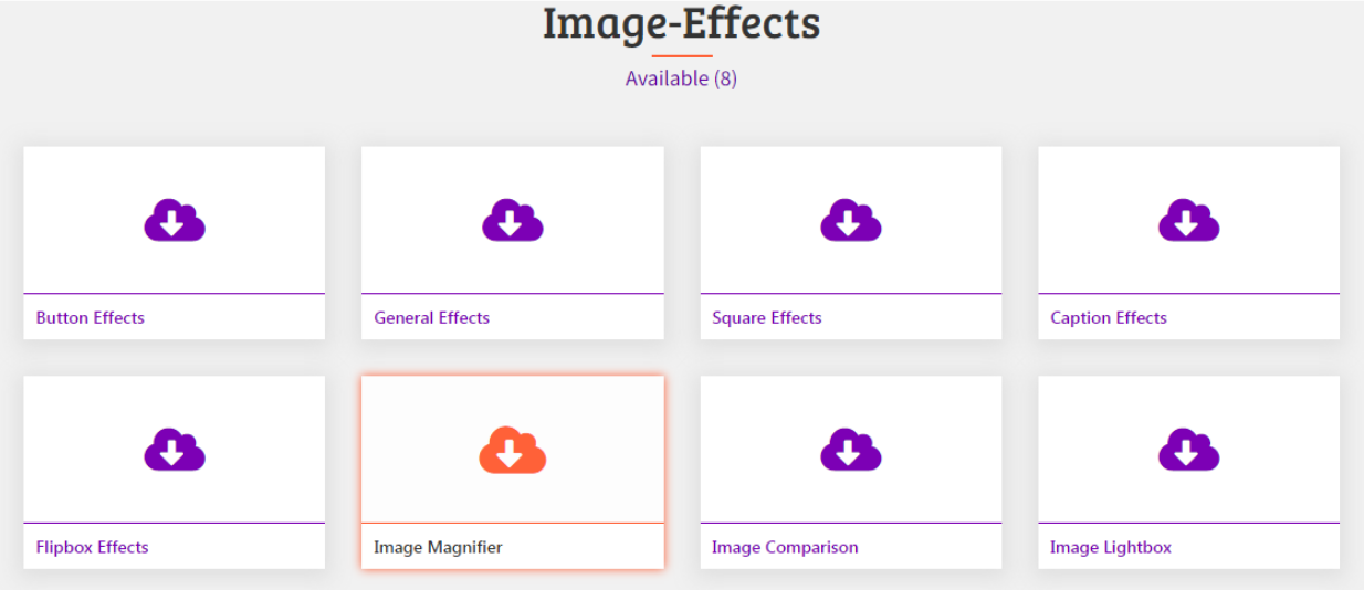 Image Effects Setting