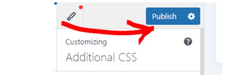 Publish to save the code