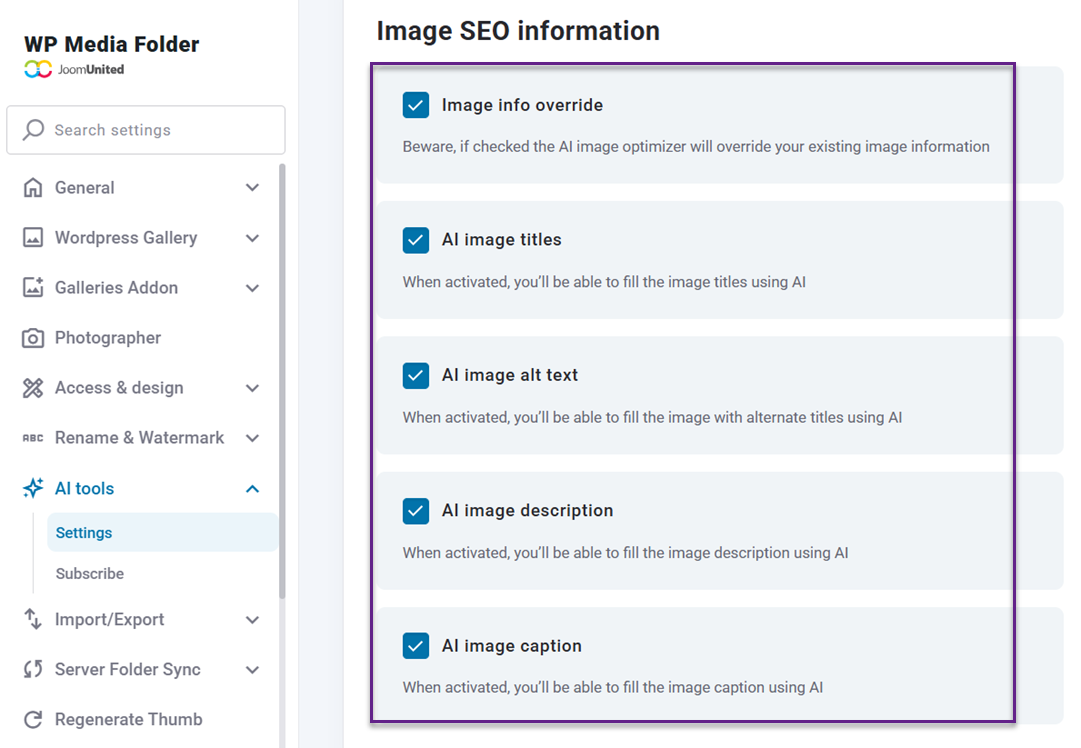 Image SEO - How to Configure Custom AI Prompts in WP Media Folder for Smarter Image SEO