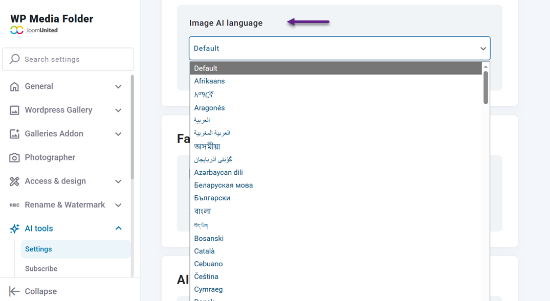 AI Language - How to Use WP Media Folder AI to Improve Image Captions That Boost CTR