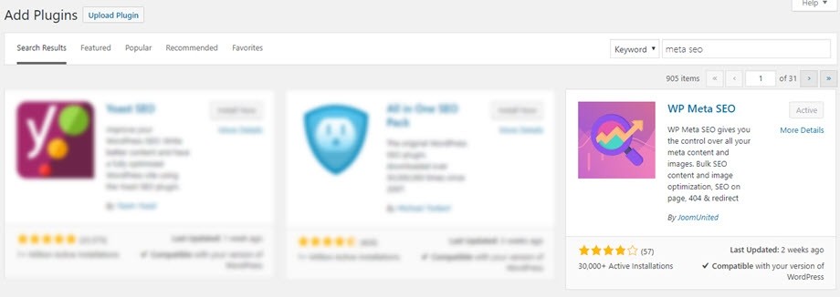 WP Meta SEO Installation