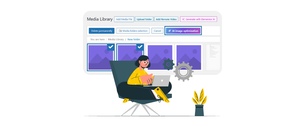 How to Bulk-Process Your Existing Media Library with WP Media Folder AI (No Manual Work