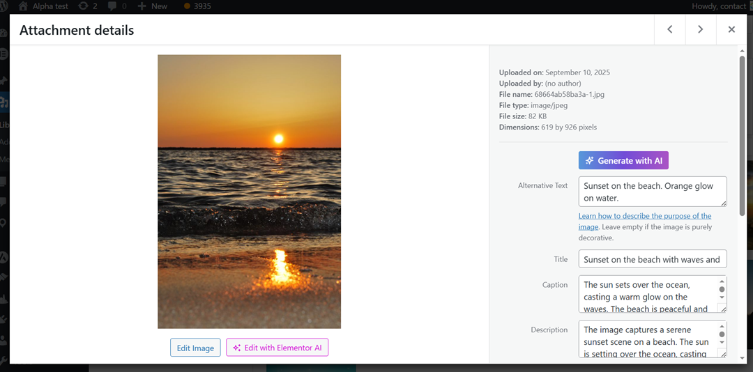 Metadata Created - How to Bulk-Process Your Existing Media Library with WP Media Folder AI (No Manual Work