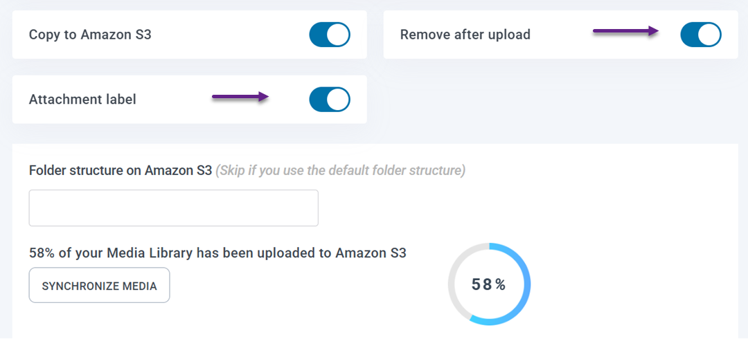 Remove And Attachment Label - How to Connect Amazon S3 Buckets to WP Media Folder for Optimized Cloud Storage