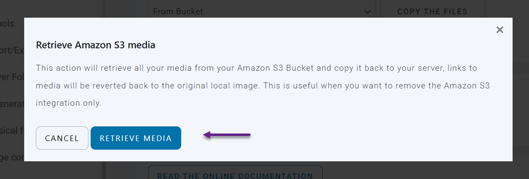 Retrieve Media - How to Connect Amazon S3 Buckets to WP Media Folder for Optimized Cloud Storage