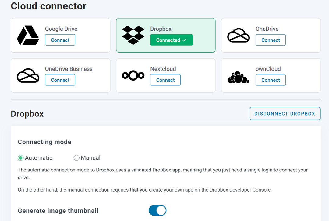 Success Connect Automatic - How to Synchronize your Dropbox Media with the WordPress Media Library
