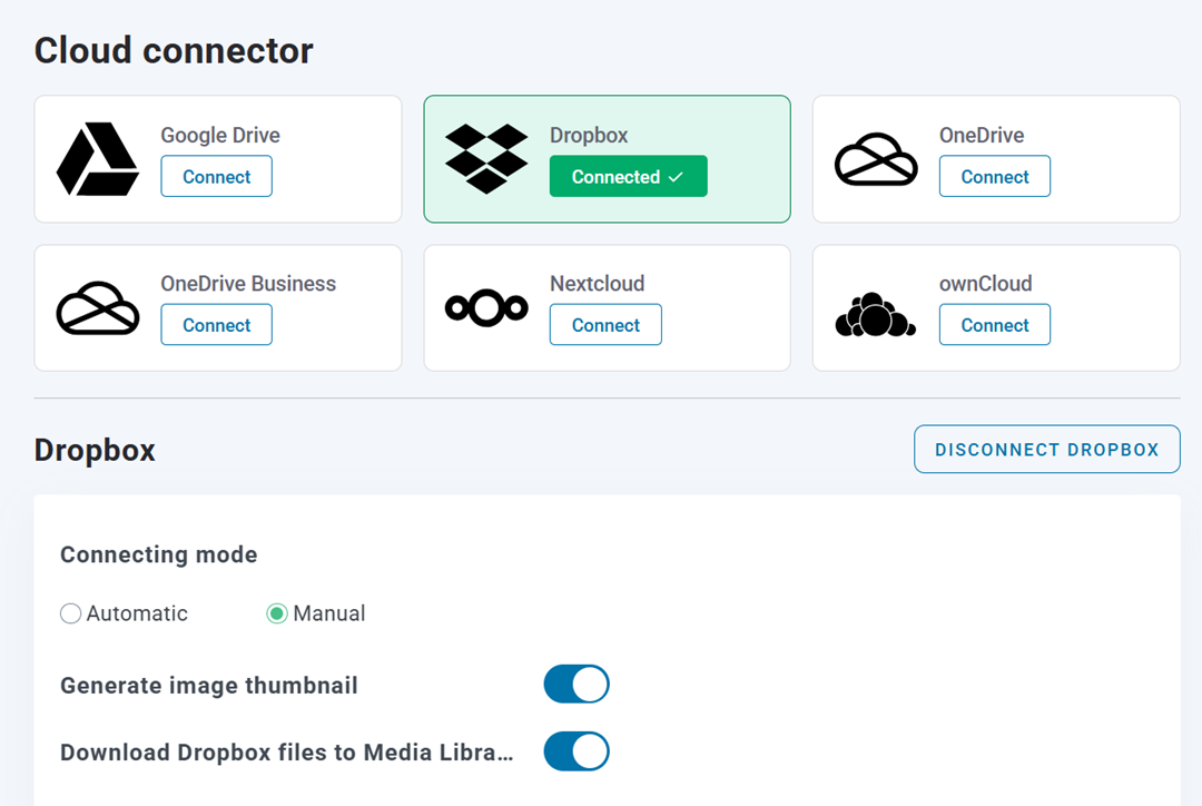 Success Connect - How to Synchronize your Dropbox Media with the WordPress Media Library