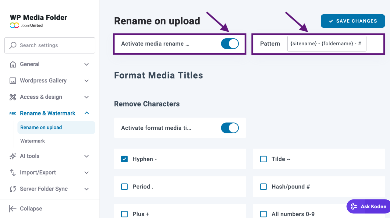 Rename File in Media Library Folder