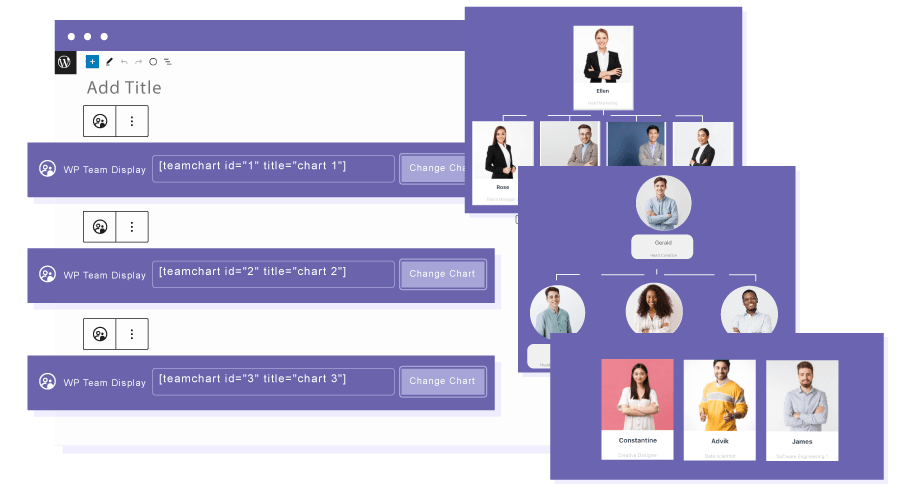 Unlimited organization charts