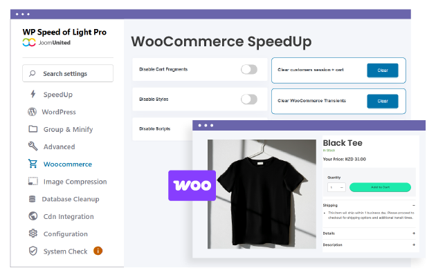 WooCommerce Speed optimization plugin