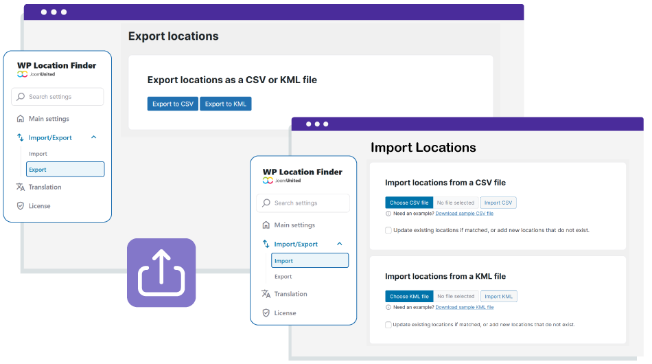 Effortless Location Management with Import & Export