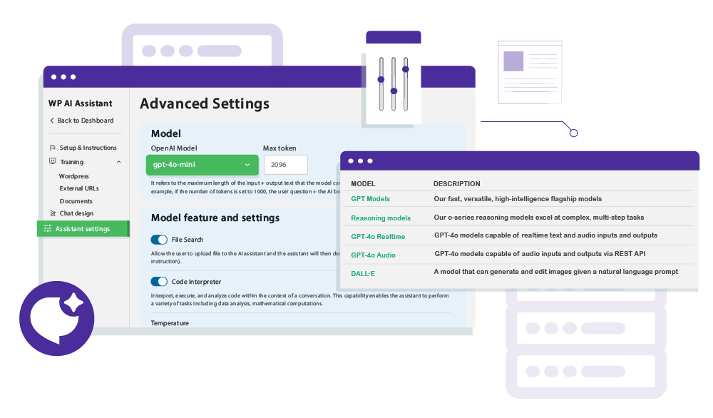 Use OpenAI ChatGPT models for assistants