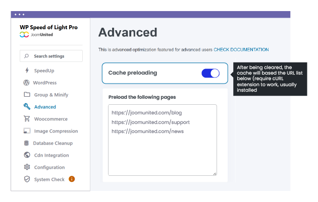 Cache Preloading & DNS Prefetching