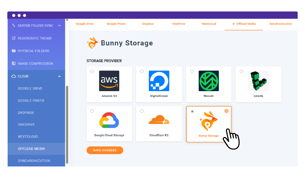 WP Media Folder with Bunny Storage Integration