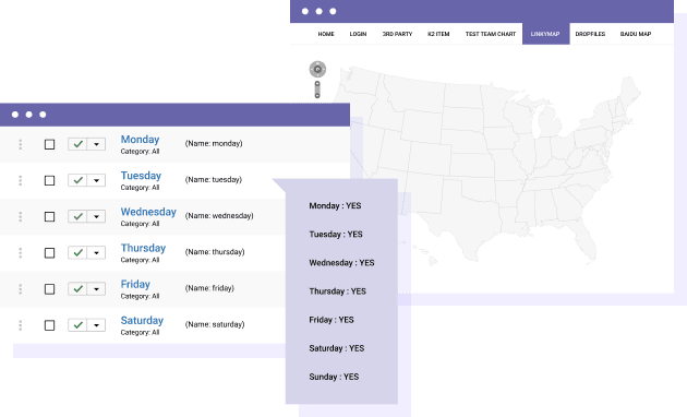 Joomla Custom Fields on Vector Maps