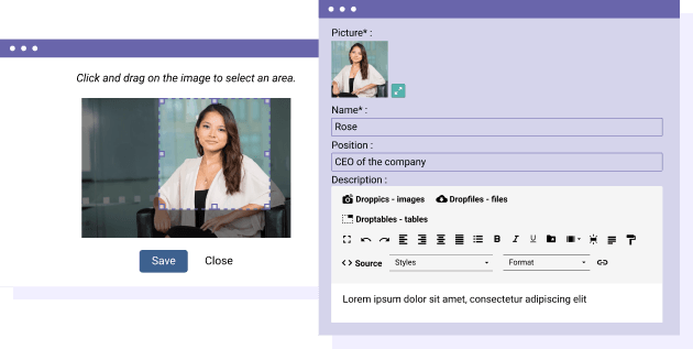 Organization Chart and User Profiles Easy to Manage