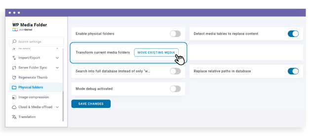 Physical media URL does not impact performance