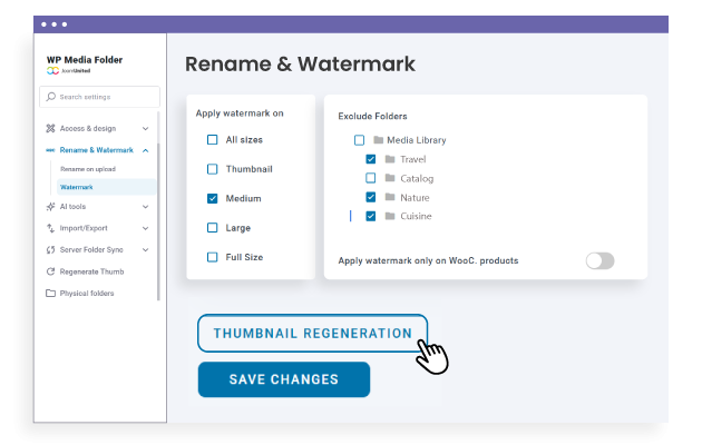 Add watermark to WordPress existing images