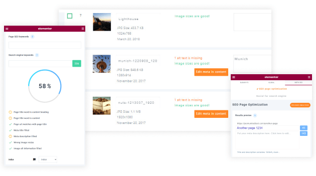 Elementor SEO optimization optimizer plugin