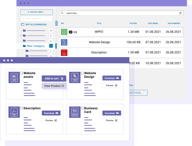 Mix file download and WooCommerce digital products