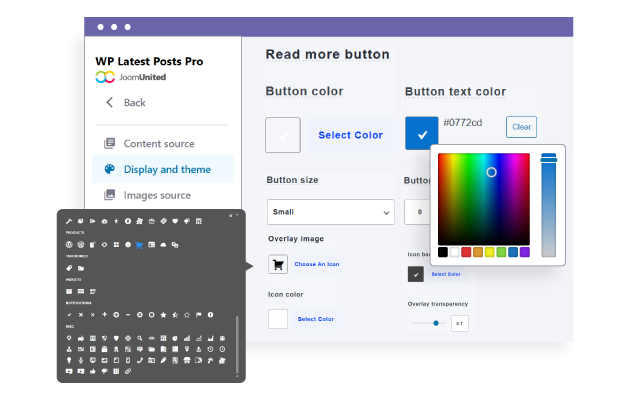 Customize the latest posts design with the WPBakery element