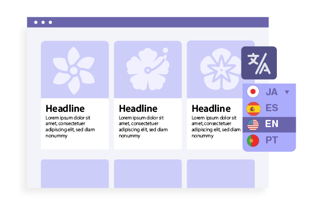 Integrated with WordPress Multisite and multilingual websites