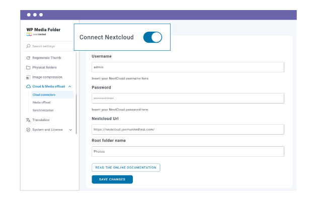 How to easily connect Nextcloud to the media library?