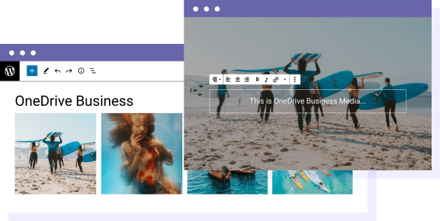 Create WordPress Image Galleries Using OneDrive Business Media