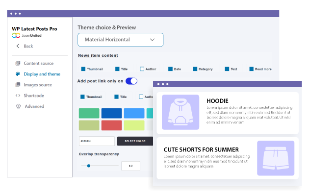 WooCommerce latest products image optimization